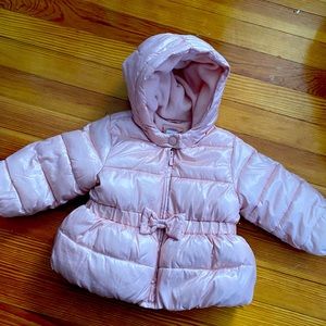 Baby gap pink winter coat
